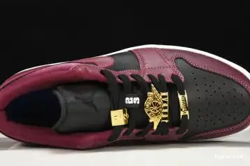 Hyperoad Dark Jordan 1 Beetroot Black Low 0630